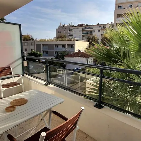 Charming 2-Room Apartment Between Beach And Center Of Juan-Les-Pins Antibes